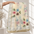 Ivory Bloom Saree